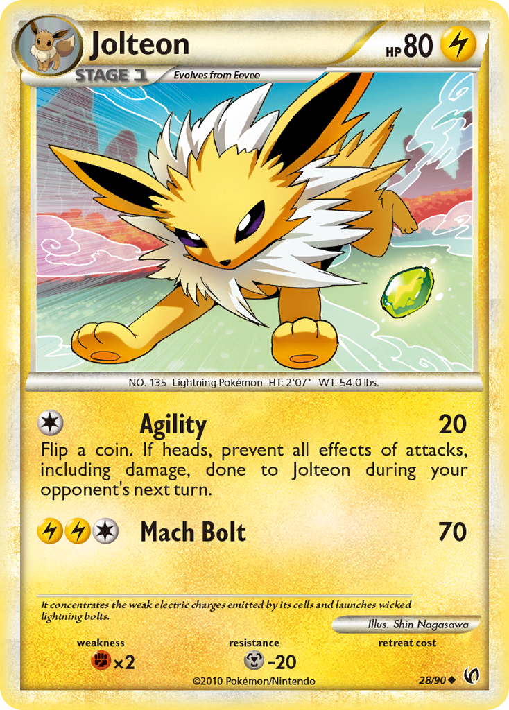 Undaunted Jolteon #28/90